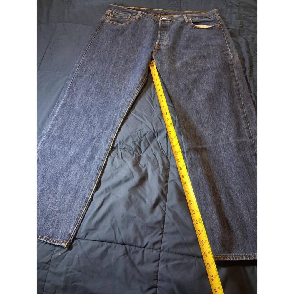 Levi's Button Fly 501 Jeans Men's 42 W‎ 30 L Denim 100% Cotton
